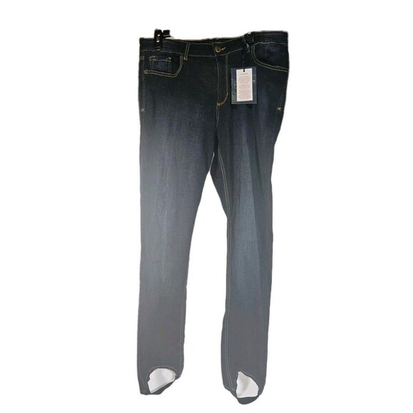 Beau Jeans Womens Sz 16 Stirrups Blue NWT - Picture 2 of 5
